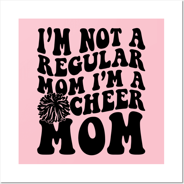 Cheerleading Cheerleader Squad Mom Girls Cheer Mama Practice Wall Art by Nisrine